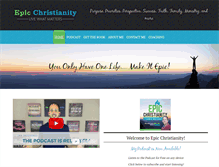 Tablet Screenshot of epicchristianity.com